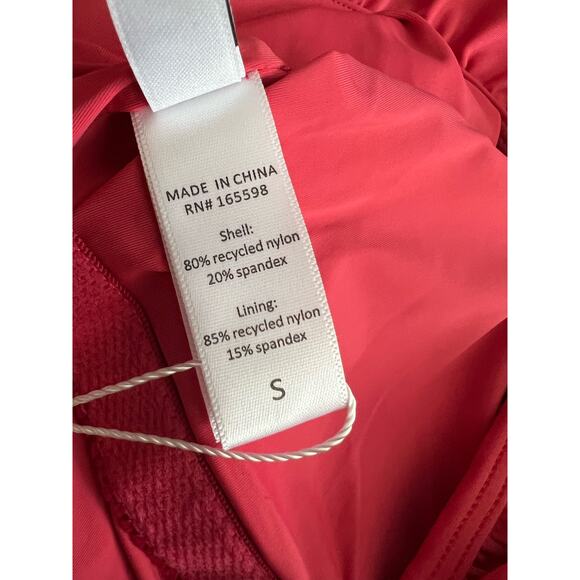 NWT Andie Women's The Hydra One Piece Swimsuit Ruffle Rosette Pink Size S - Picture 10 of 14